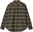 Lookbook Carhartt WIP Krenz Check Shirt Green Long Sleeve Button-Up Plaid Shirt. I032271-1PC-XX