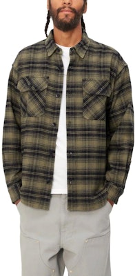 Carhartt WIP Krenz Check Shirt Green Long Sleeve Button-Up Plaid Shirt. I032271-1PC-XX Shop Carhartt WIP Krenz Check Shirt Green Long Sleeve Button-Up Plaid Shirt. I032271-1PC-XX