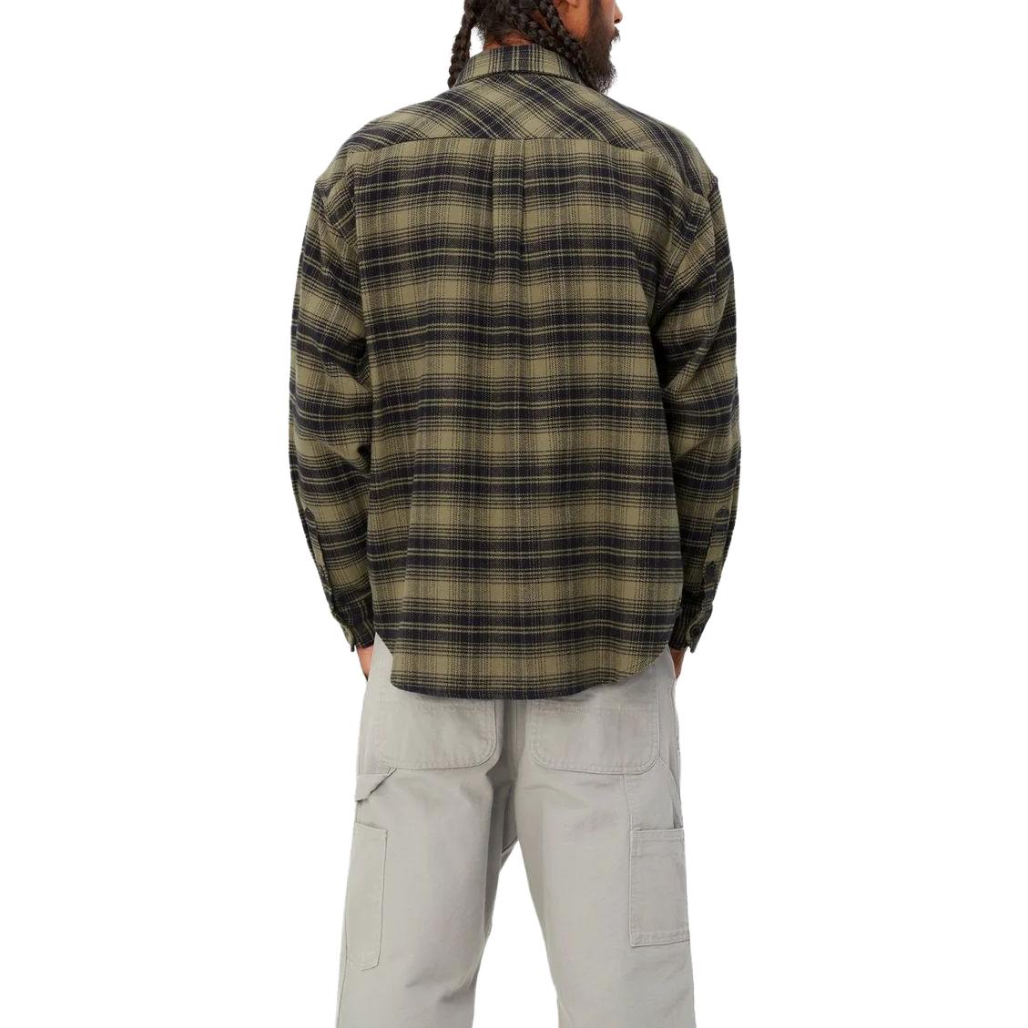Purchase Carhartt WIP Krenz Check Shirt Green  Long Sleeve Button-Up Plaid Shirt. I032271-1PC-XX