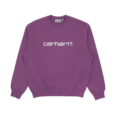Carhartt WIP Letter Graphic Loose Fit Sweatshirt Purple () CHXSWA191061G-PPX