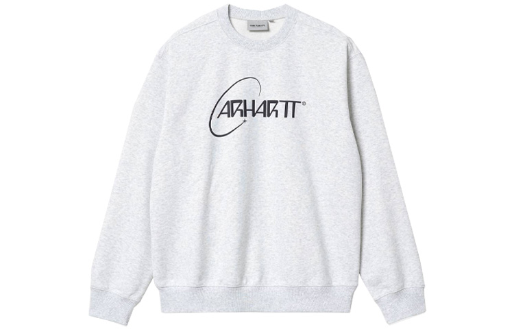 Carhartt WIP Letter Logo Crewneck Sweatshirt Unisex Grey I029929-482-90
