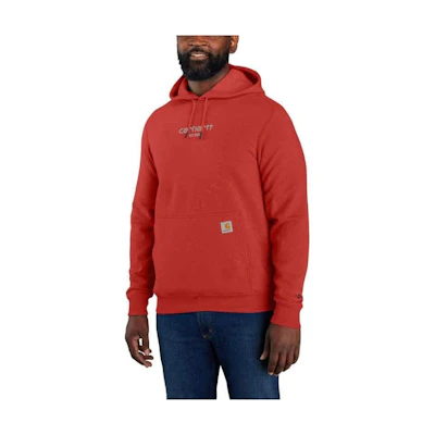 Carhartt WIP Lightweight Logo Graphic Hoodie Relaxed Fit Pullover 105569