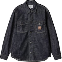 Carhartt WIP Lincoln Shirt Jac Unisex Denim Jacket Button-Up Blue I034735-01-02 Carhartt WIP Lincoln Shirt Jac Unisex Denim Jacket Button-Up Blue I034735-01-02