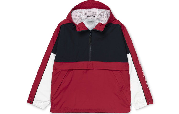 Carhartt WIP Logo Colorblock Windbreaker Hoodie Jacket for Men CHXJKI26071XC-NYP