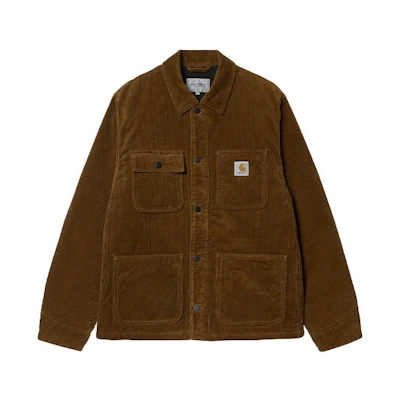 Carhartt WIP Logo Corduroy Michigan Jacket Khaki Color I028628-0EP-02