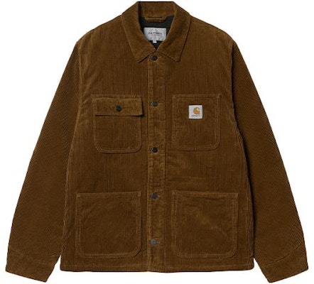 Carhartt WIP 標誌燈芯絨密歇根外套卡其色 I028628-0EP-02 Order Carhartt WIP 標誌燈芯絨密歇根外套卡其色 I028628-0EP-02