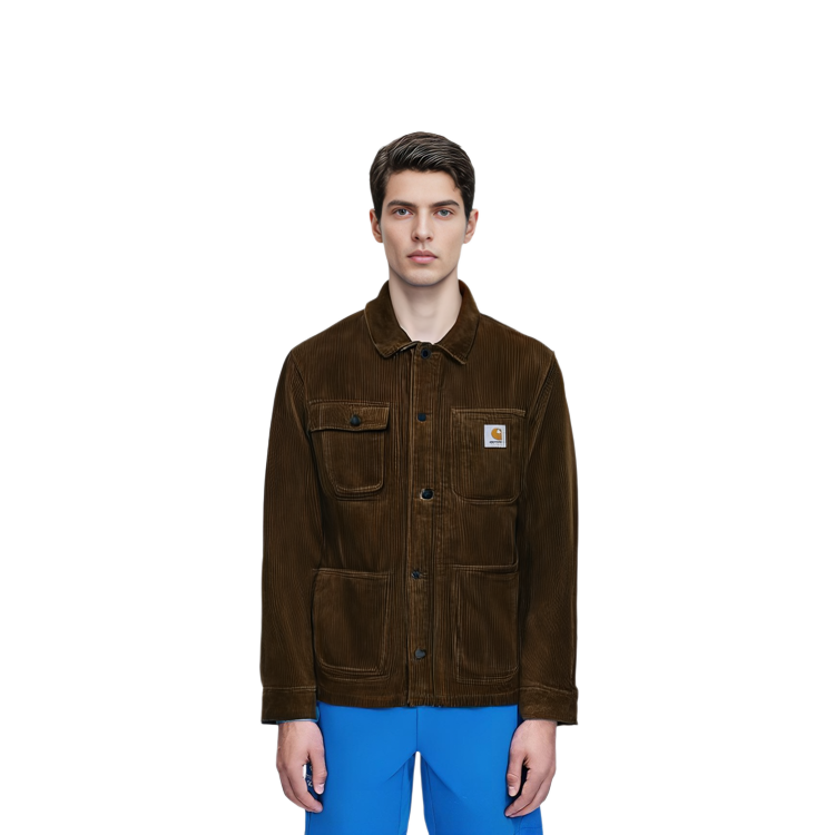 Sizing Carhartt WIP 標誌燈芯絨密歇根外套卡其色 I028628-0EP-02