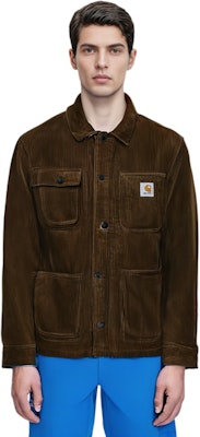 Carhartt WIP 標誌燈芯絨密歇根外套卡其色 I028628-0EP-02 Sizing Carhartt WIP 標誌燈芯絨密歇根外套卡其色 I028628-0EP-02