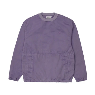 Carhartt WIP Logo Embroidered Crewneck Sweatshirt Unisex Purple I029169-0AF-06