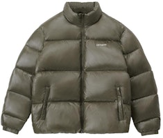 Carhartt WIP Logo Embroidered Long-Sleeve Puffer Jacket Unisex Green CHXDNF23A057L-GRD Carhartt WIP Logo Embroidered Long-Sleeve Puffer Jacket Unisex Green CHXDNF23A057L-GRD