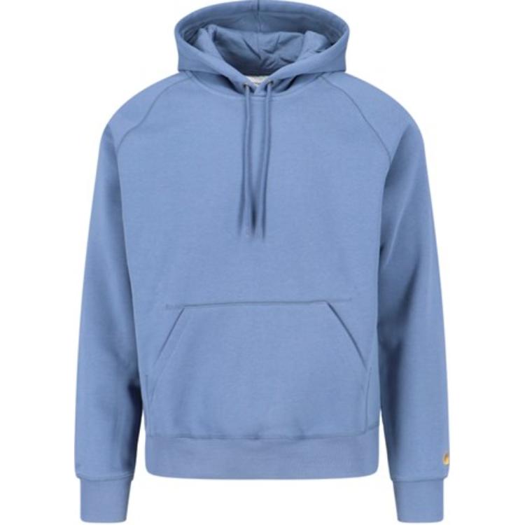 Carhartt WIP Logo Embroidered Pullover Hoodie Blue I033661-2J2-XX