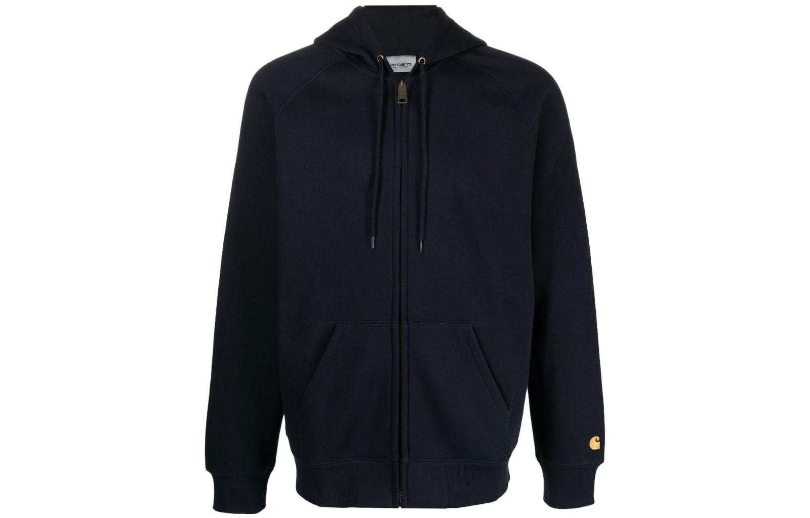 Carhartt WIP Logo Embroidered Zip-Up Hoodie Jacket I02638500HXX