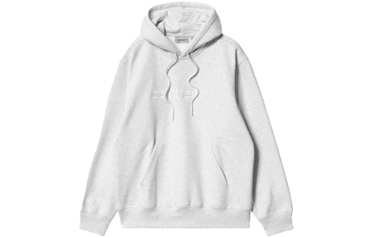 Carhartt WIP Logo Hoodie Long Sleeve - Gray I030230-00T-XX