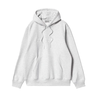 Carhartt WIP Logo Hoodie Long Sleeve - Gray I030230-00T-XX