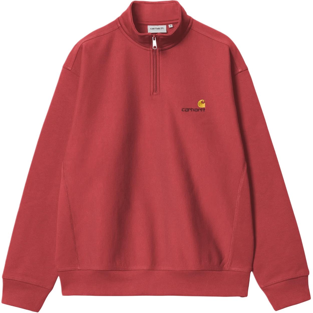 Carhartt WIP Logo Mock Neck Half-Zip Sweatshirt I027014-002-XX