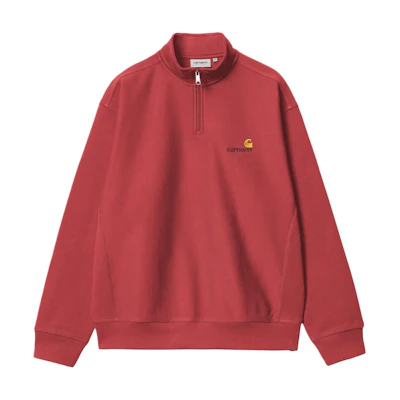 Carhartt WIP Logo Mock Neck Half-Zip Sweatshirt I027014-002-XX