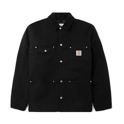 Carhartt WIP Logo Multi-Pocket Jacket Unisex - Black Long Sleeve CHXJKI027357F-BKX