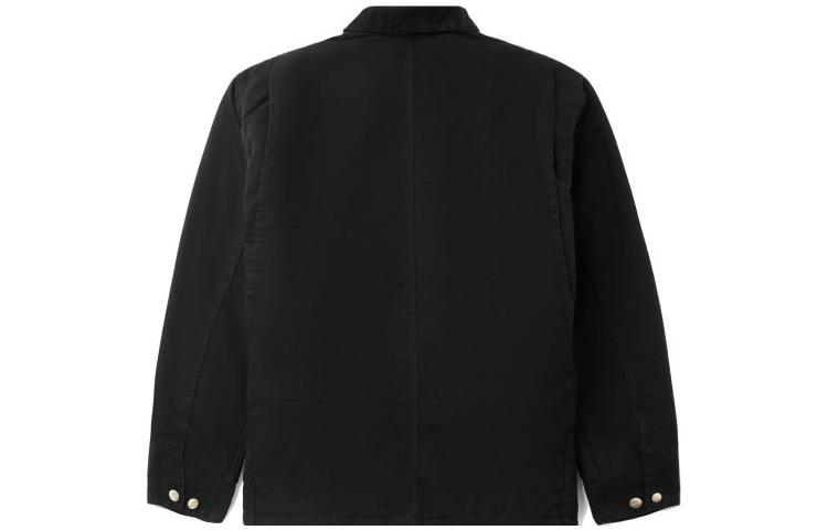 Lookbook Carhartt WIP Logo Multi-Pocket Jacket Unisex - Black Long Sleeve CHXJKI027357F-BKX