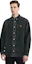 Shop Carhartt WIP Logo Patch Collared Shirt Jacket Men’s Black I031928-89-60