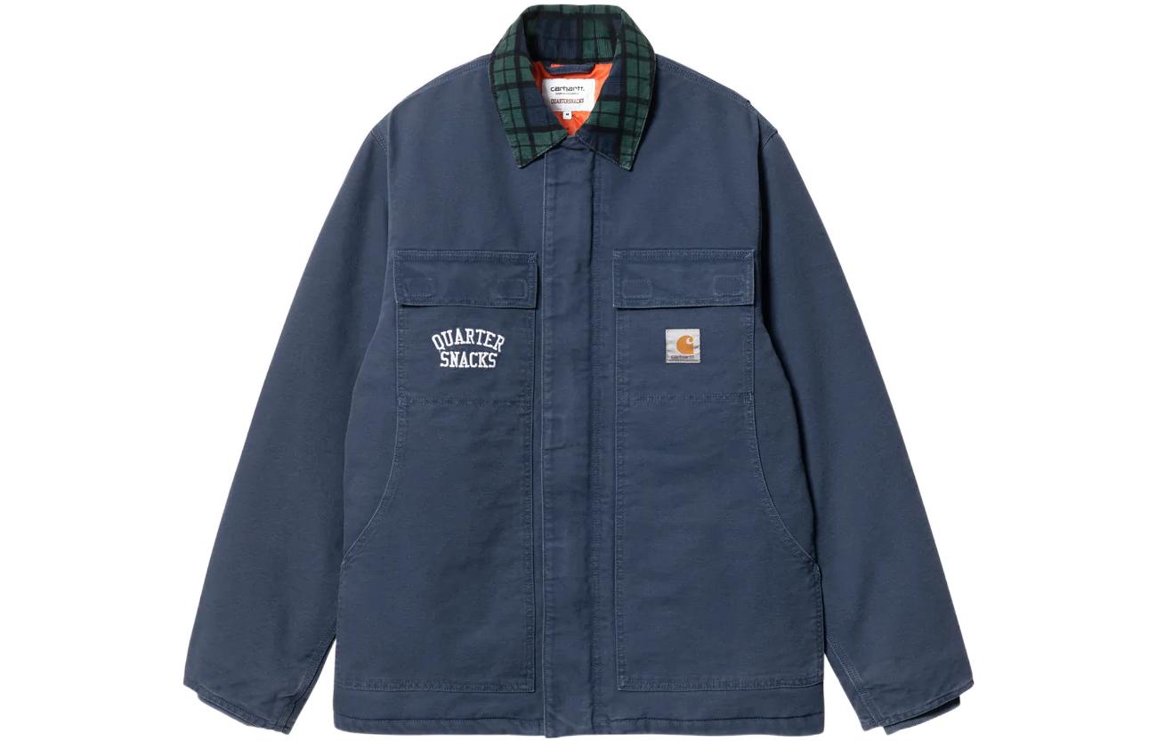 Carhartt WIP Logo Patch Jacket  Deep Navy Blue I030277-01-3K
