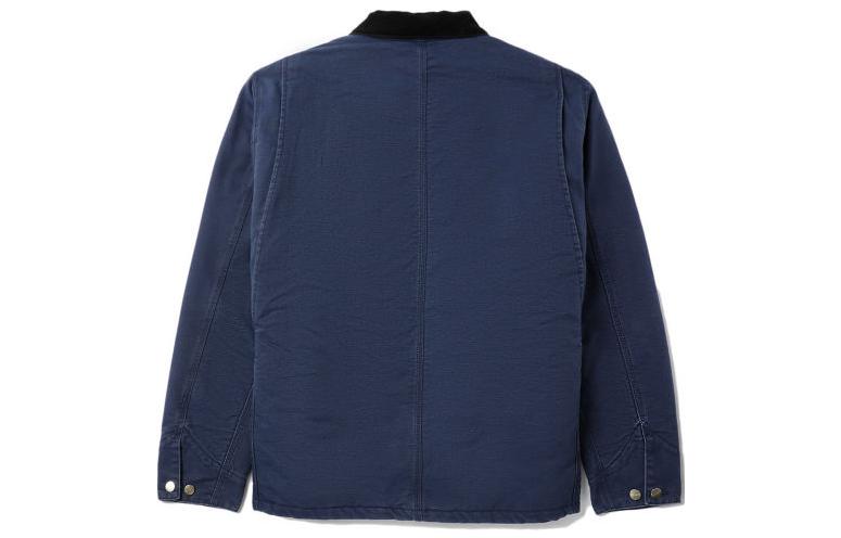 Lookbook 칼하트 WIP 로고 패치 멀티포켓 긴팔 재킷 유니섹스 - 씨블루. CHXJKI027357F-NYX