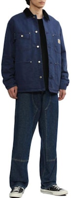 칼하트 WIP 로고 패치 멀티포켓 긴팔 재킷 유니섹스 - 씨블루. CHXJKI027357F-NYX Shop 칼하트 WIP 로고 패치 멀티포켓 긴팔 재킷 유니섹스 - 씨블루. CHXJKI027357F-NYX