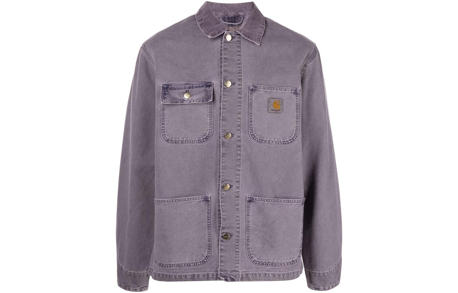 Carhartt WIP Logo Patch Shirt Jacket I026480RAZZMIC