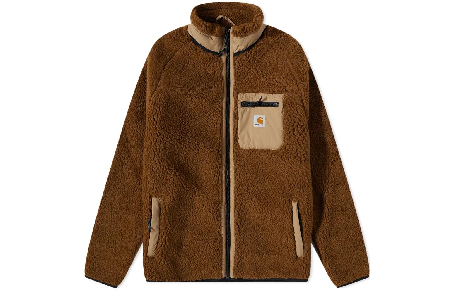 Carhartt WIP Logo Patch Zip-Up Stand Collar Jacket I025120-0GJ-XX