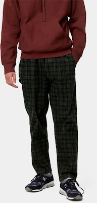 Seluar Hijau Lurus Carhartt WIP Logo Plaid Kasual Lelaki I029443-0I8-02 Purchase Seluar Hijau Lurus Carhartt WIP Logo Plaid Kasual Lelaki I029443-0I8-02