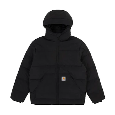 Carhartt WIP Logo Pocket Heavyweight Hoodie Jacket Men’s Black CHXJKI028142F-BKX