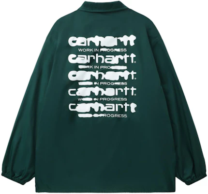 Carhartt WIP 徽标印花教练夹克男女款 森林绿色 CHXJKA241003MGRD Buy Carhartt WIP 徽标印花教练夹克男女款 森林绿色 CHXJKA241003MGRD