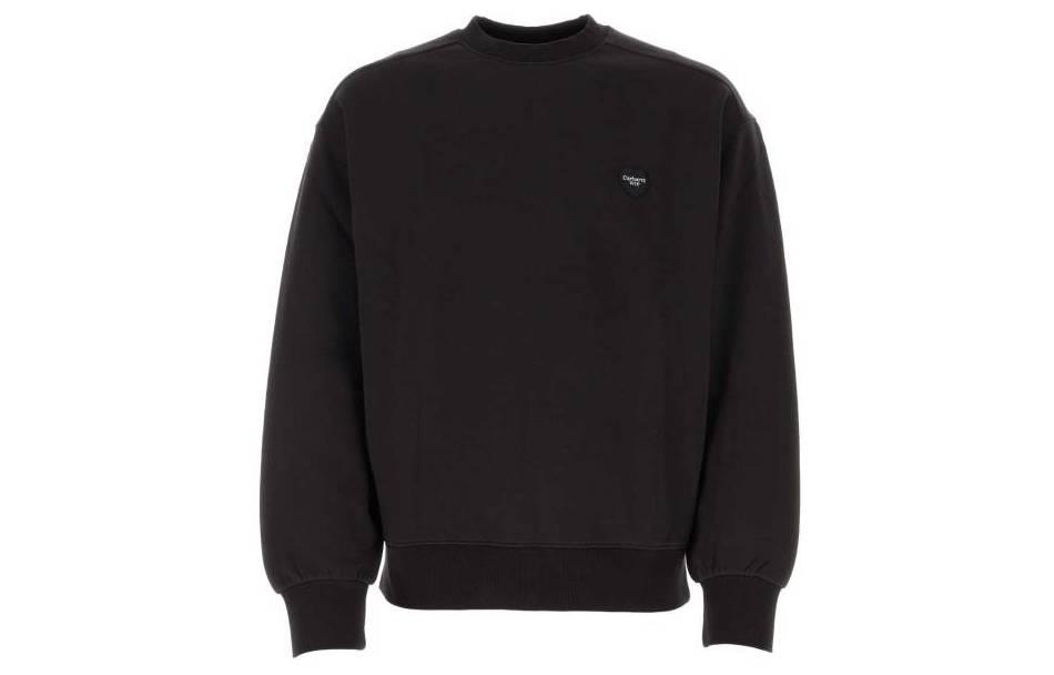 Carhartt WIP Logo Print Crewneck Sweatshirt Black () I032167-89-XX