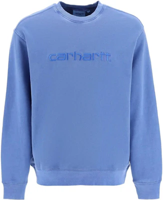 Carhartt WIP 徽標印花圓領長袖衫 寶石藍 I0317881-CX-GD Buy Carhartt WIP 徽標印花圓領長袖衫 寶石藍 I0317881-CX-GD