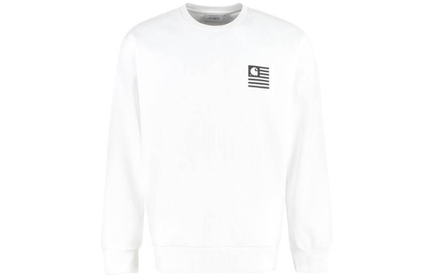 Carhartt WIP Logo Print Crewneck Sweatshirt White () I028984030290