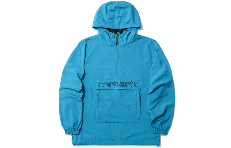 Carhartt WIP Logo Print Hoodie Windbreaker Jacket for Men CHXJKA91034XC-BLL