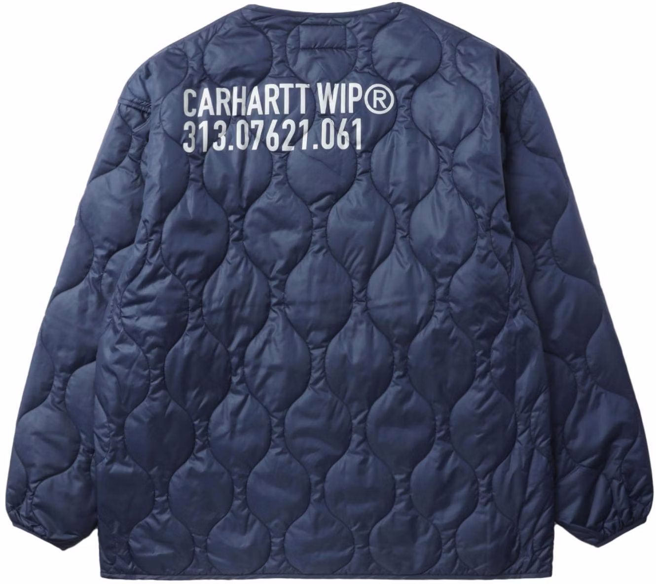 carhartt-wip-logo-print-padded-military-jacket-unisex-casual-blue-chxjkf-23-a056-lblx
