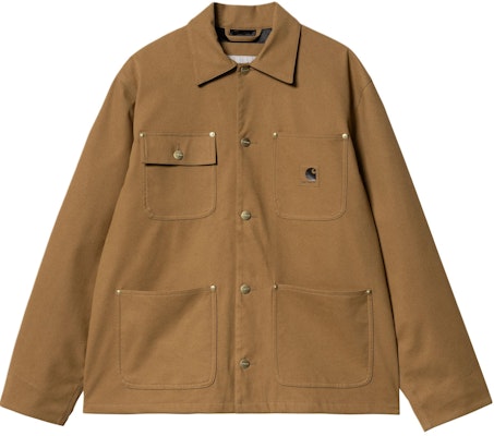 Carhartt WIP Jaket Kemeja Coklat Lengan Panjang Pria dengan Logo. I033717-HZ-XX Buy Carhartt WIP Jaket Kemeja Coklat Lengan Panjang Pria dengan Logo. I033717-HZ-XX