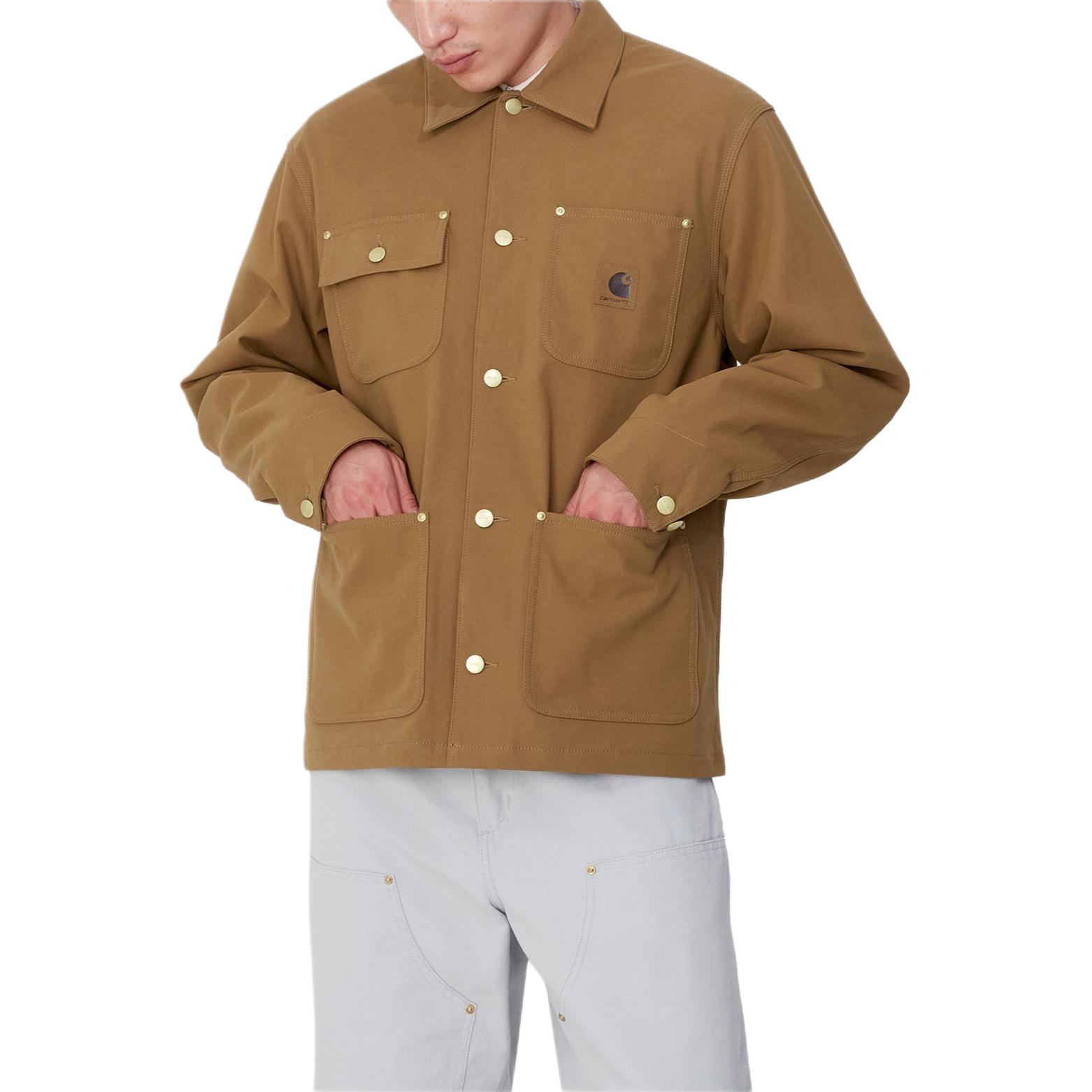 Purchase Carhartt WIP Jaket Kemeja Coklat Lengan Panjang Pria dengan Logo. I033717-HZ-XX