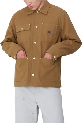 Carhartt WIP Jaket Kemeja Coklat Lengan Panjang Pria dengan Logo. I033717-HZ-XX Purchase Carhartt WIP Jaket Kemeja Coklat Lengan Panjang Pria dengan Logo. I033717-HZ-XX