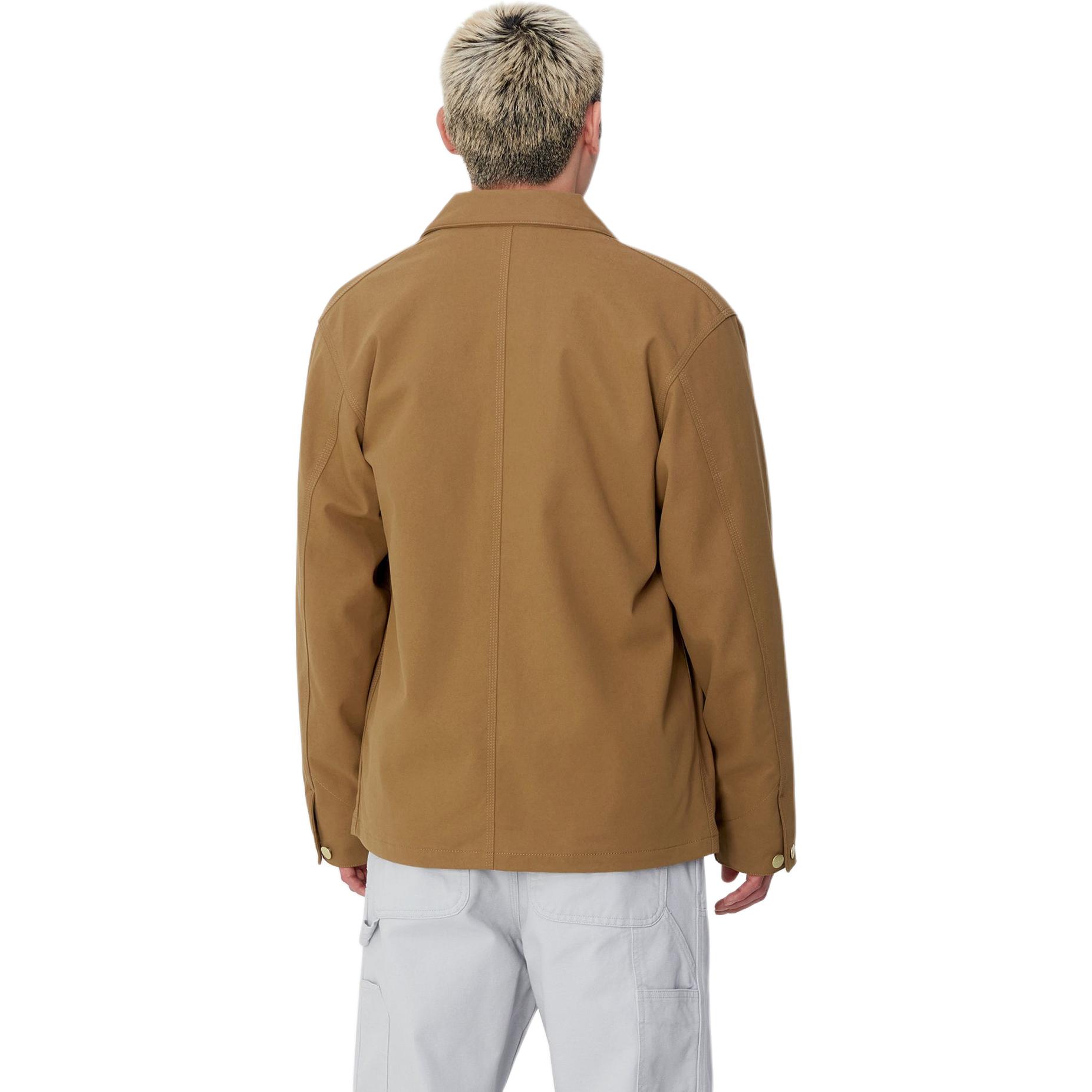 Details for Carhartt WIP Jaket Kemeja Coklat Lengan Panjang Pria dengan Logo. I033717-HZ-XX