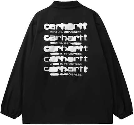 Carhartt WIP 徽標印花教練外套 男女款 黑色 CHXJKA241003MBKX Buy Carhartt WIP 徽標印花教練外套 男女款 黑色 CHXJKA241003MBKX