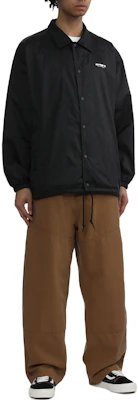 Carhartt WIP 徽標印花教練外套 男女款 黑色 CHXJKA241003MBKX Shop Carhartt WIP 徽標印花教練外套 男女款 黑色 CHXJKA241003MBKX