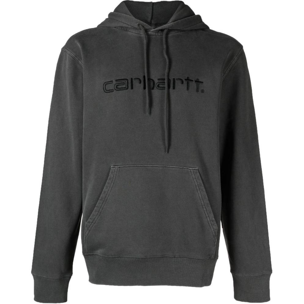 Carhartt WIP Logo Pullover Hoodie Black - Long Sleeve I03014-589-GD