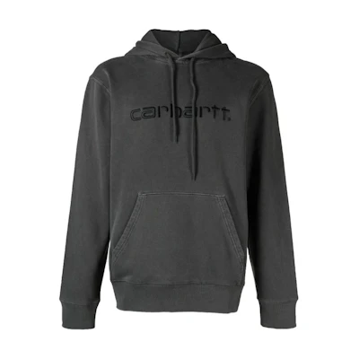 Carhartt WIP Logo Pullover Hoodie Black - Long Sleeve I03014-589-GD
