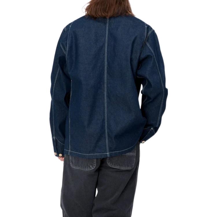 Purchase Carhartt WIP Logo Vintage Washed Multi-Pocket Denim Jacket Men I031896-01-2Y