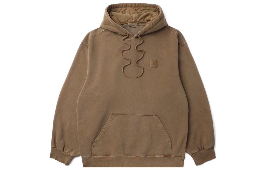 Carhartt WIP Logo Washed Dyed Fleece Pullover Hoodie CHXSWF23I523L