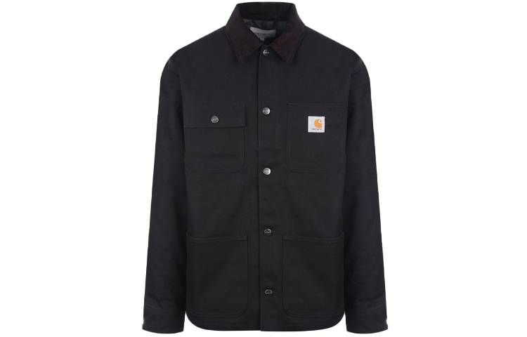 Carhartt WIP Loose-Fit Multi-Pocket Long-Sleeve Shirt Jacket Black I0284250-300E-01