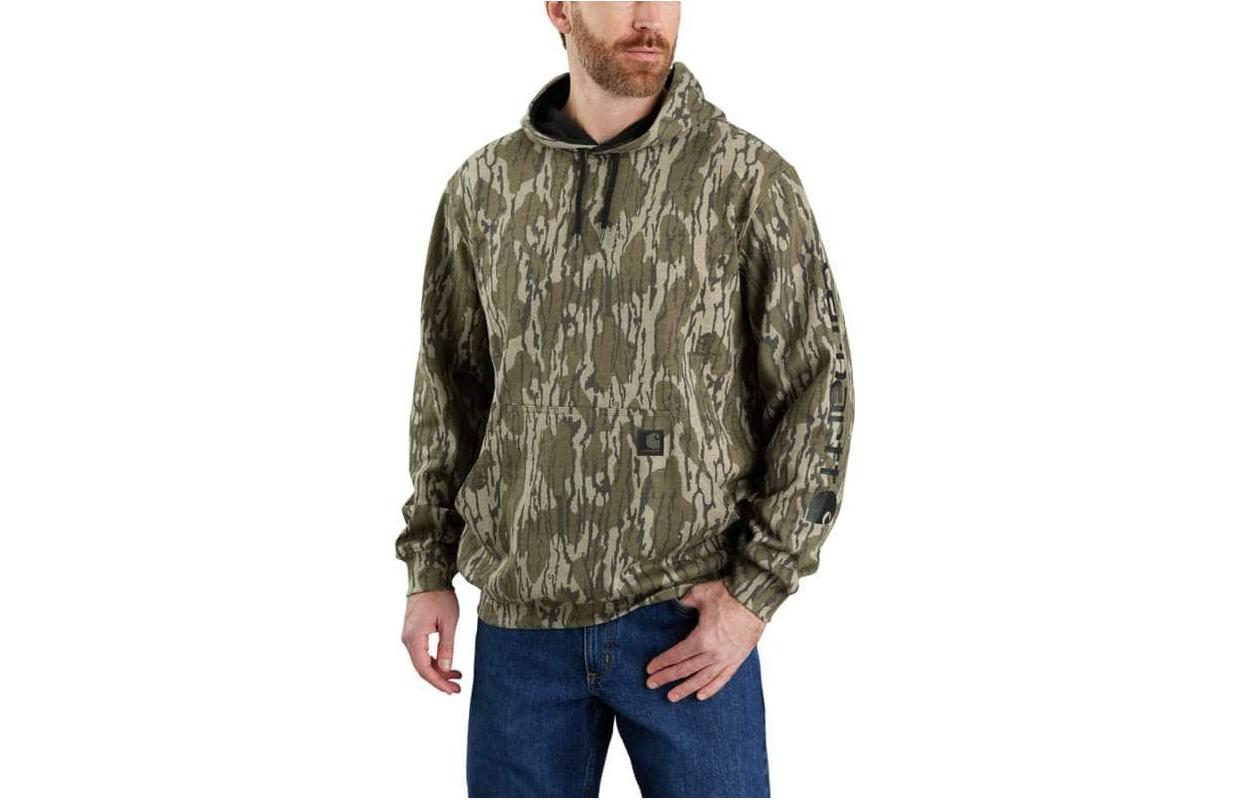 Carhartt WIP Loose Fit Camo Pullover Hoodie - Camouflage 105484