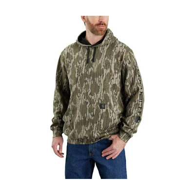 Carhartt WIP Loose Fit Camo Pullover Hoodie - Camouflage 105484
