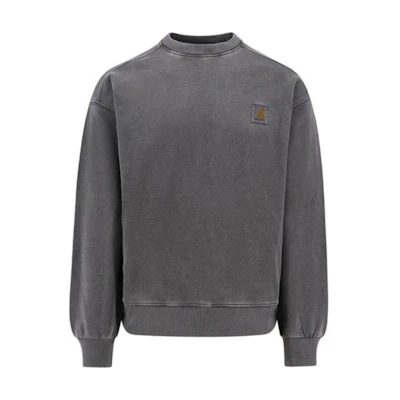 Carhartt WIP Loose Fit Crewneck Long Sleeve Sweatshirt Grey I029957-98-GD